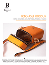 <b>Orange Hand Carry Bag/ Mini Sling Bag, Street Fashion Set </b><br>