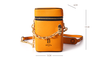 <b>Orange Hand Carry Bag/ Mini Sling Bag </b><br> Exquisite, multi-purpose, tear-resistant