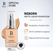 Premiere Beaute Reborn Matte Liquid Foundation Make Up(Long Lasting Up to 24 Hours)