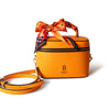 <b>Orange Hand Carry Bag/ Mini Sling Bag </b><br> Exquisite, multi-purpose, tear-resistant