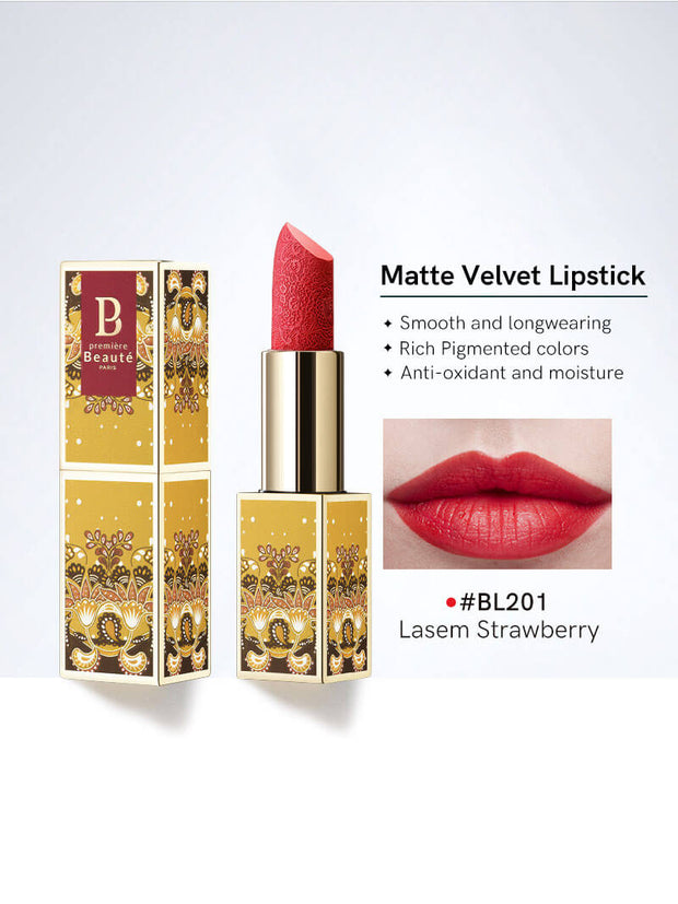 <b> Batik Matte Velvet Lipstick Lasem Stawberry </b>