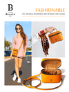 <b>Orange Hand Carry Bag/ Mini Sling Bag, Street Fashion Set </b><br>