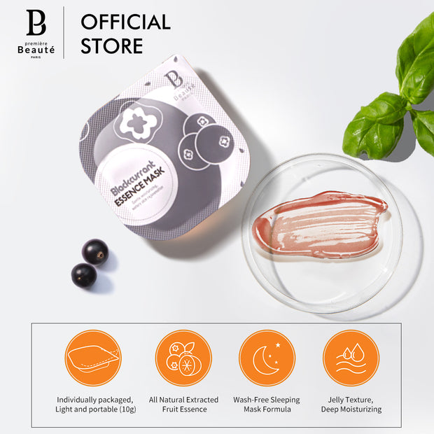 <b> Premiere Beaute Facial Mask Pomegranate 10g Natural Fruit Organic Jelly Essence Sheet Mask wajah </b>