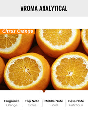 orange scented candle