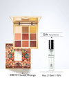 <b> All-in-one Eye Shadow Palette 9 Color Sweet Orange Buy 2 get 1 gift</b><br>