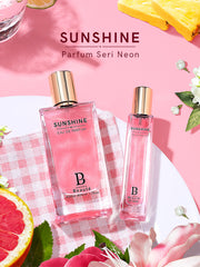 <b>Crystal Cherry Lip Gloss, Fashion Neon SUNSHINE Eau De Parfum 50ml/15ml</b>