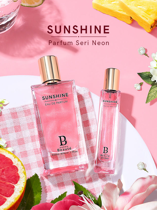 <b>Crystal Cherry Lip Gloss, Fashion Neon SUNSHINE Eau De Parfum 50ml/15ml</b>
