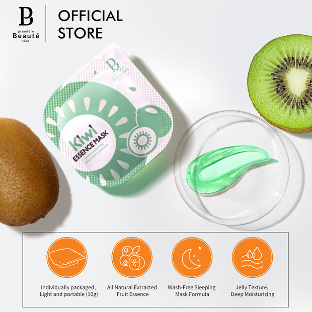 <b> Premiere Beaute Facial Mask Pomegranate 10g Natural Fruit Organic Jelly Essence Sheet Mask wajah </b>
