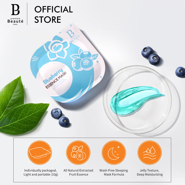 <b> Premiere Beaute Facial Mask Pomegranate 10g Natural Fruit Organic Jelly Essence Sheet Mask wajah </b>